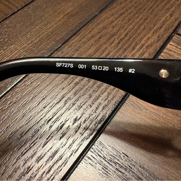 Salvatore Ferragamo SF727S Black Gradient Designer Sunglasses 53mm - Picture 8 of 8